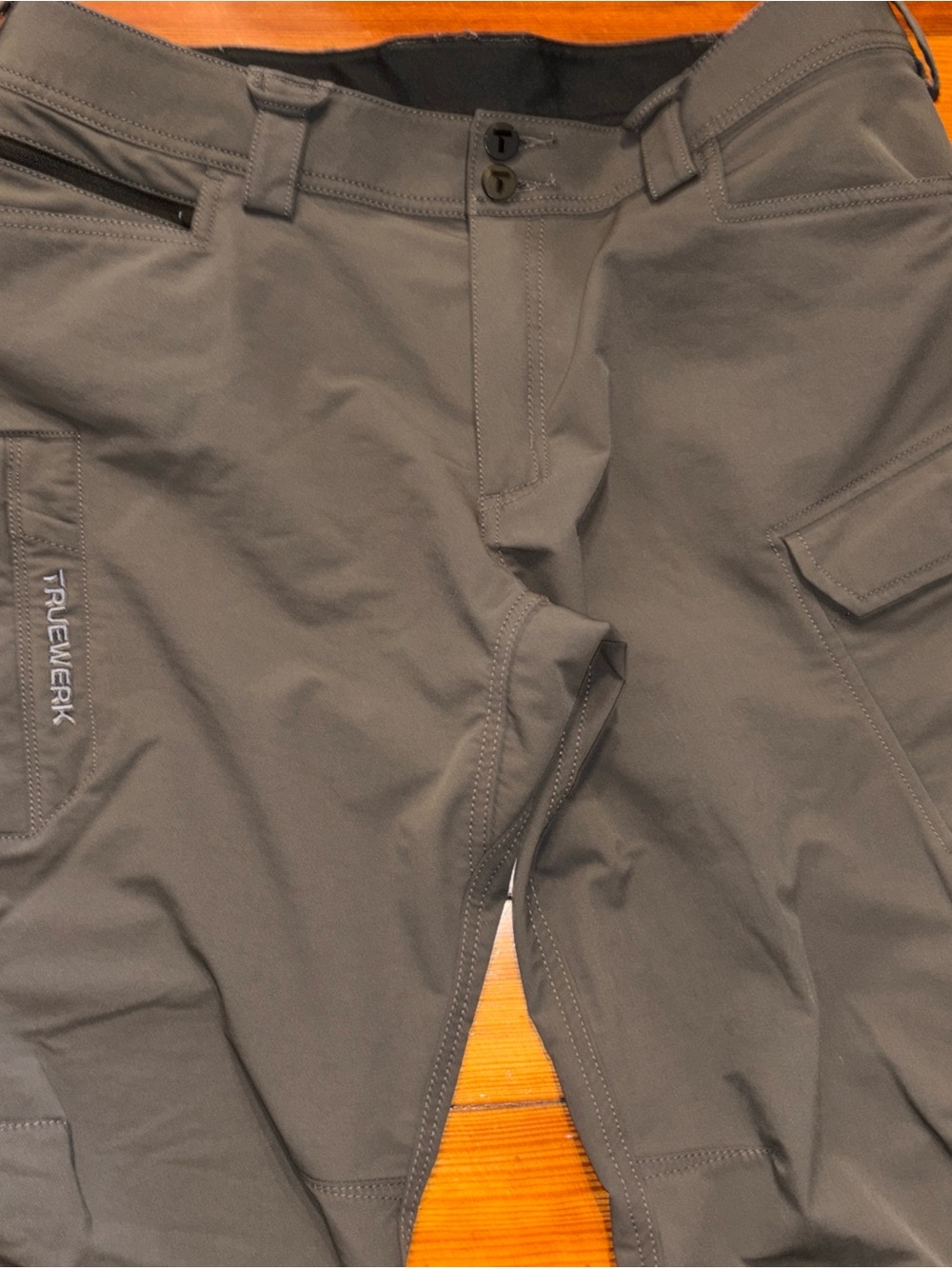 Truewerk Pants Mens Size 36x30 Gray T2 Werkpant Cargo Performance Work Outdoor